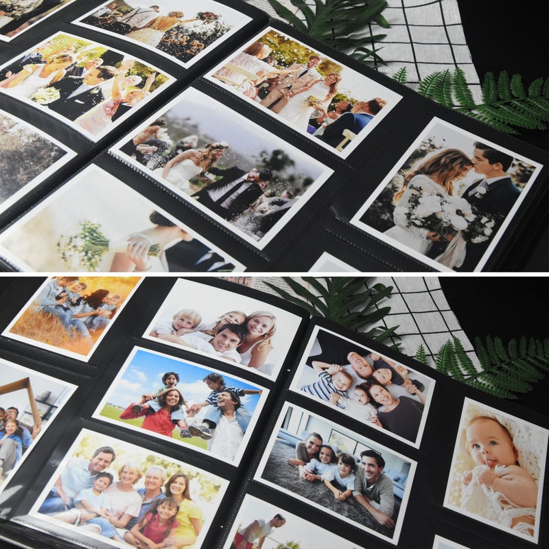 fazhongfa Photo Album E-Manny Photo Books for 4x6 Pictures Large Capacity Wedding Albums 500 Hold Photos for Family Couple Memories Book Birthday Anniversary Travel Foto Album Acid Free (White) - Image 4